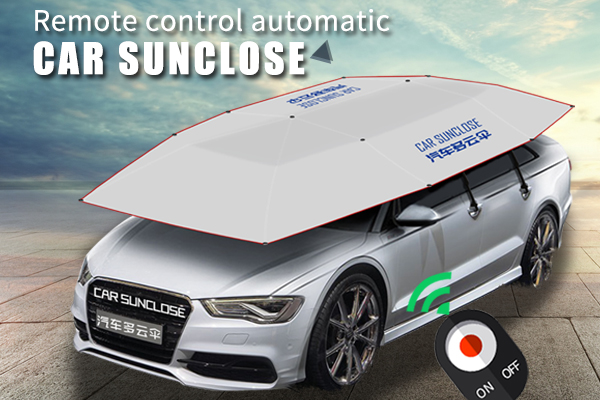 Remote control automatic car sunclose sun protection car umbrella